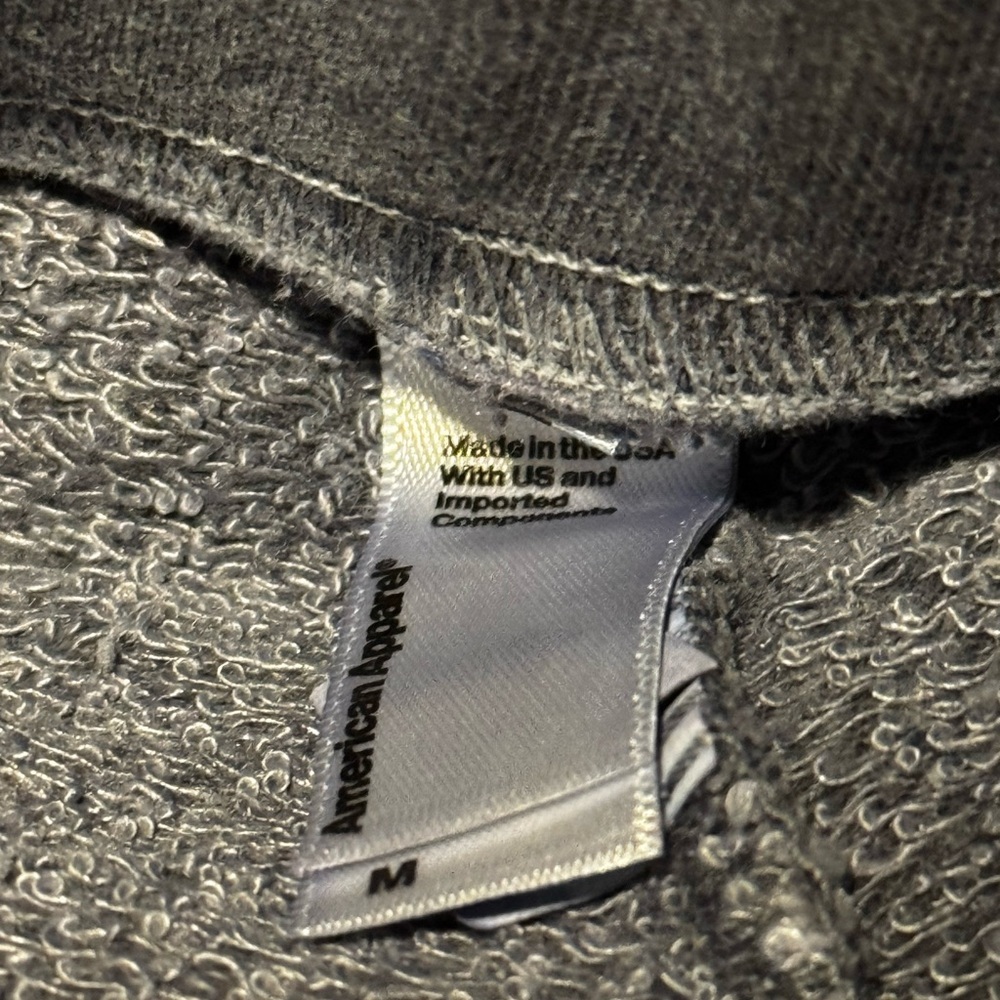 American Apparel Gray Sweatpants Relaxed‎ Fit Joggers - Picture 4 of 4